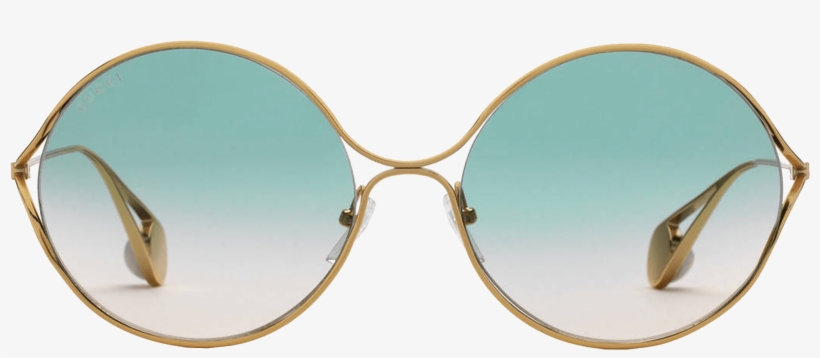 Round-frame Metal Glasses - Sunglasses, transparent png download