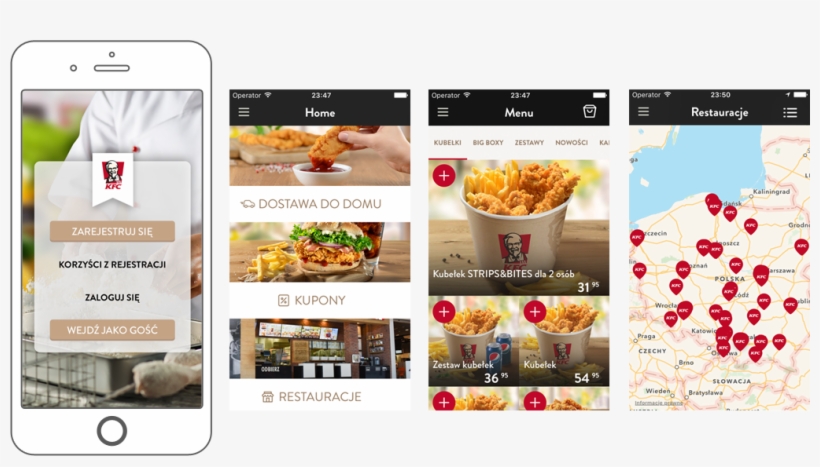 Aplikacja Mobilna Kfc - Kfc Czechy, transparent png download