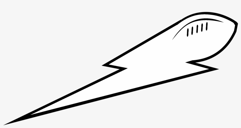 Lincoln Lightning Logo Black And White - Line Art, transparent png download
