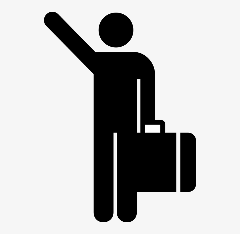 Yellow Man Clip Art At Clkercom Vector Online - Arrival Icon Png, transparent png download