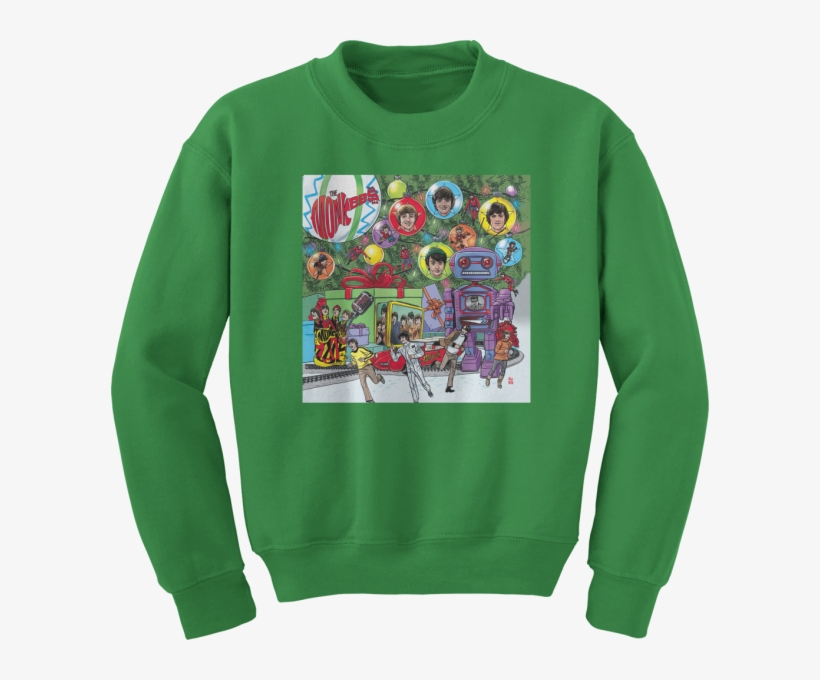 Christmas Party Green Holiday Sweatshirt - Blank Crewneck Sweater Gildan, transparent png download