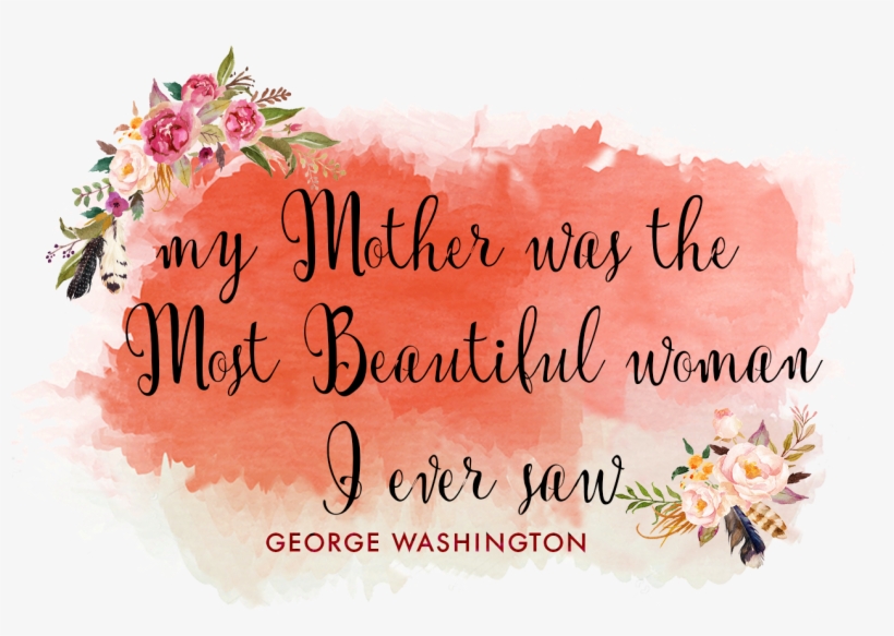 Quote Background With Transparent Background - Quotation On Mothers Day, transparent png download