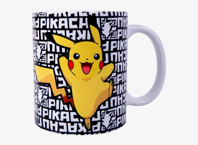 Pikachu Black & White Mug - Mug, transparent png download