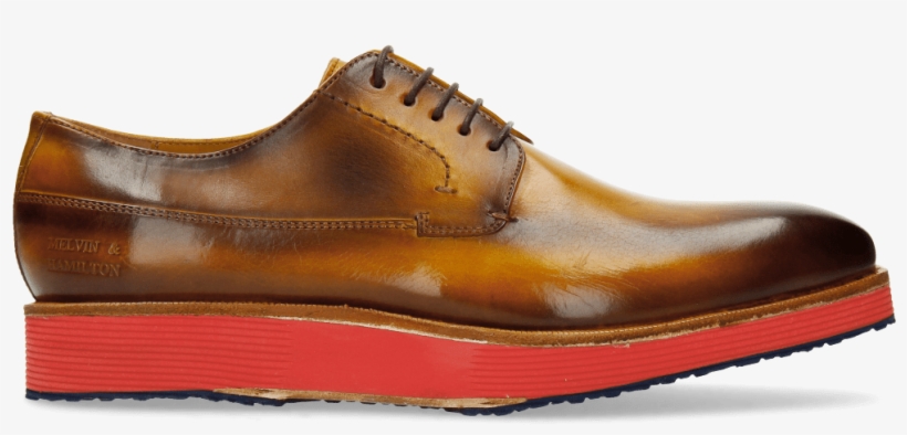 Derby Shoes Chris 1 Yellow Shade Brown Micro Mattone - Sneakers, transparent png download