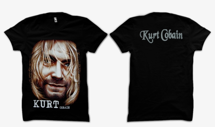 Kurt Cobain - Zoom - Gym T Shirts For Couple, transparent png download