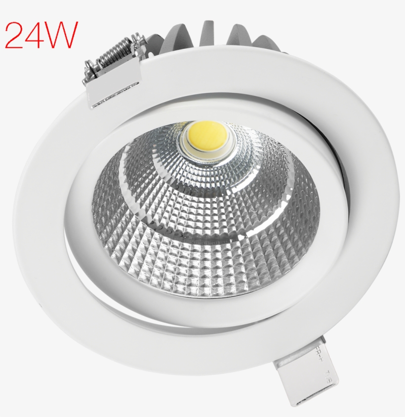 Crysta Cob Swivel Spotlight 24 W 6500 K, transparent png download