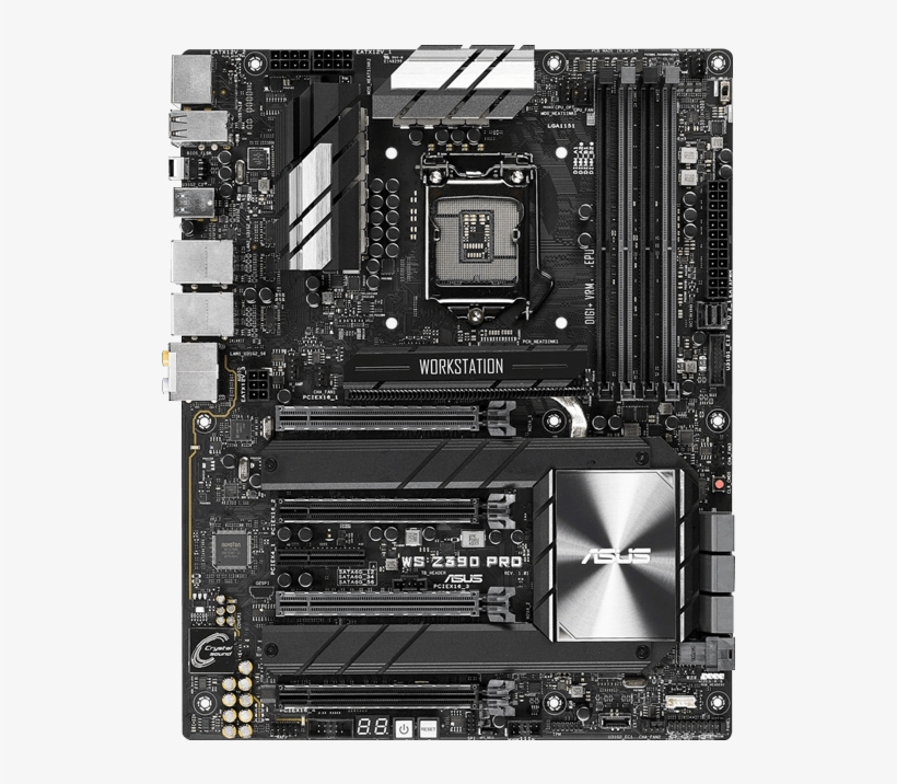 Ws Z390 Pro, Intel Z390 Chipset, Lga 1151, Hdmi, Atx - Asus Ws Z390 Pro, transparent png download
