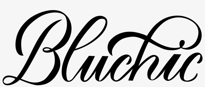 Feminine Wordpress Themes - Bluchic Logo, transparent png download