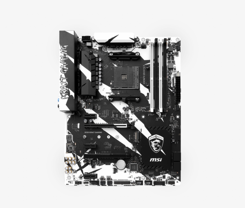 1024 1024×820 480 Kb - Msi X370 Krait Gaming, transparent png download