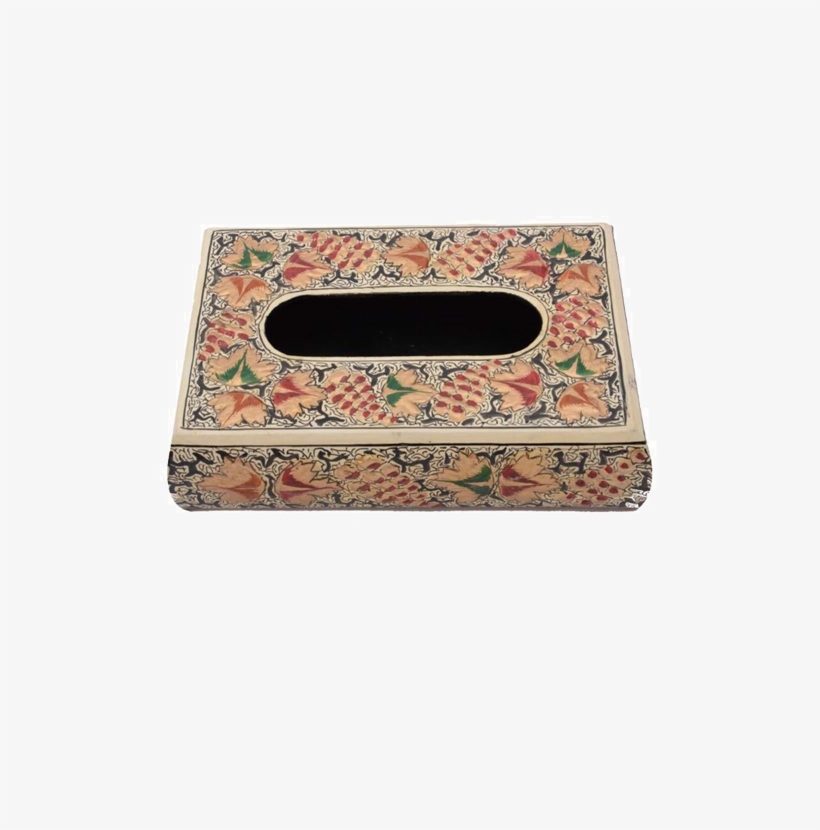 Light Peach Color Tissue Box - Wood, transparent png download