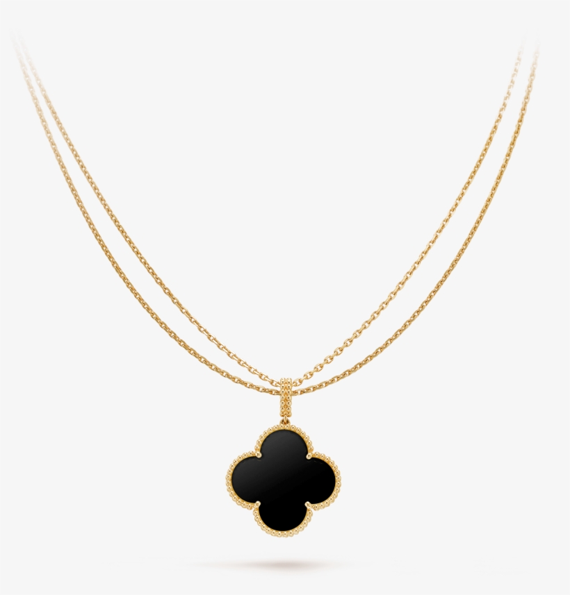 Magic Alhambra Long Necklace, 1 Motif, - Necklace, transparent png download