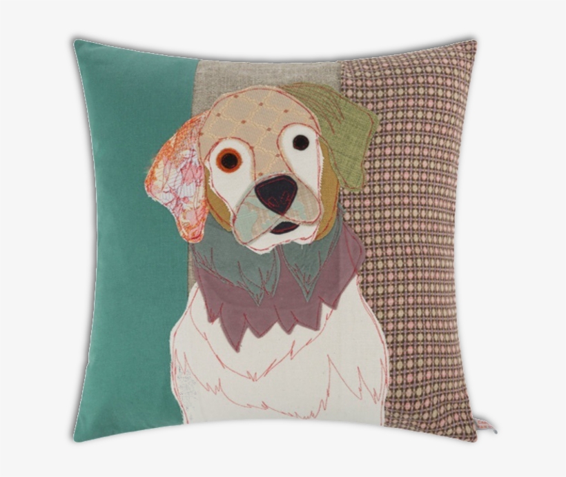 George The Golden Retriever - Cushion, transparent png download