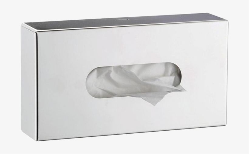 Rectangular Tissue Box Stainless Steel Polished Bright - Table, transparent png download