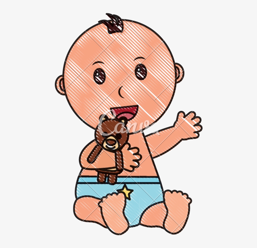 Little Clipart Baby Boy Diaper - Stock Photography, transparent png download