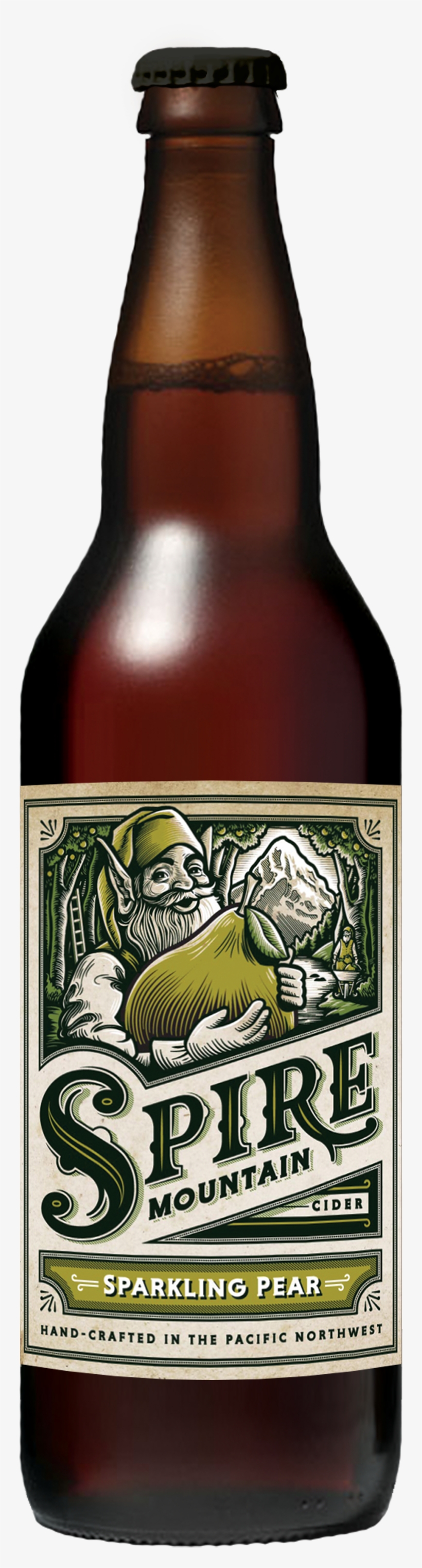 Spire Mountain Ciders - Beer Bottle, transparent png download