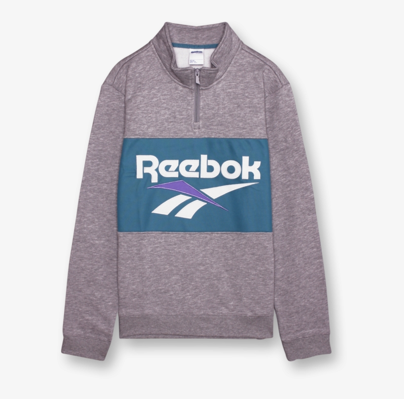 Reebok Classics Vector 1/4 Zip Mgreyh - Reebok, transparent png download