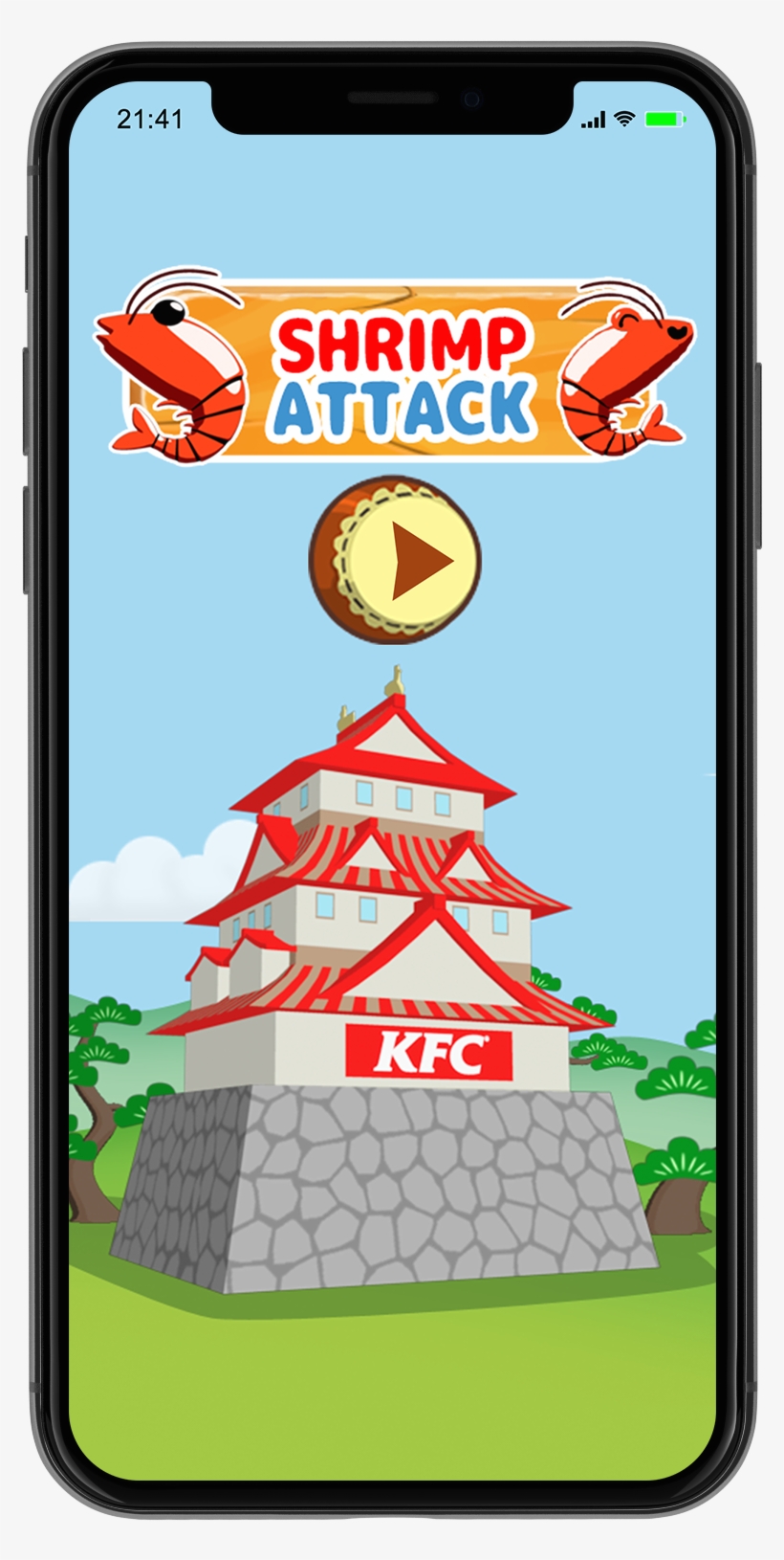 Iphonex Front Kfc - Smartphone, transparent png download