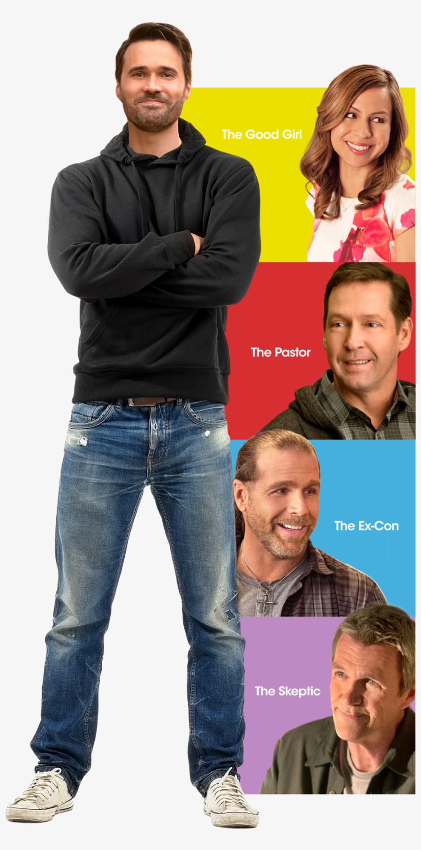 Neil Flynn And Wwe Hall Of Famer Shawn Michaels Hits - Resurrection Of Gavin Stone Movie, transparent png download