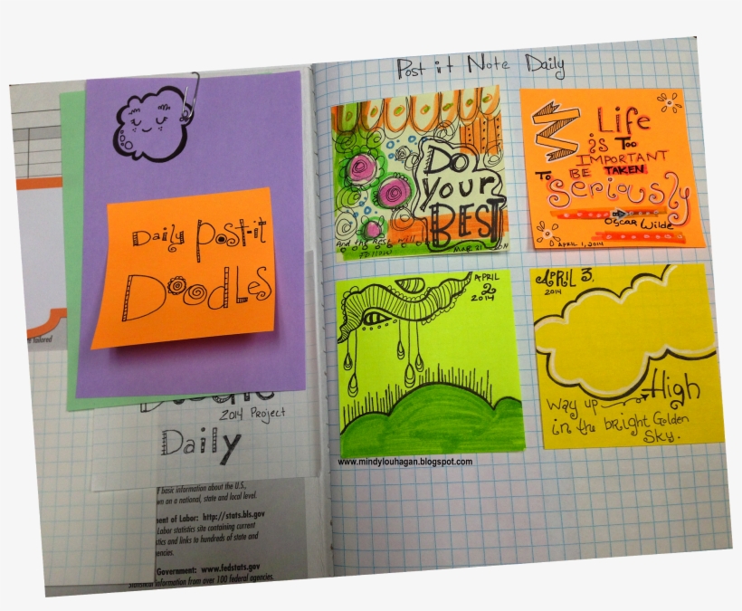 I Can Usually Fit Six Post It Notes On Each Page So - Paper, transparent png download