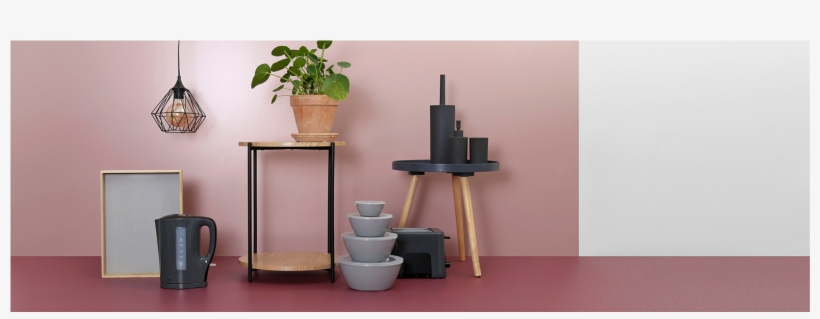 Side Table Ø 41 Cm - Shelf, transparent png download