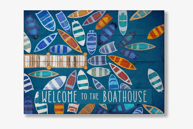 View Zoom Boats By The Pier Sign - Motif, transparent png download