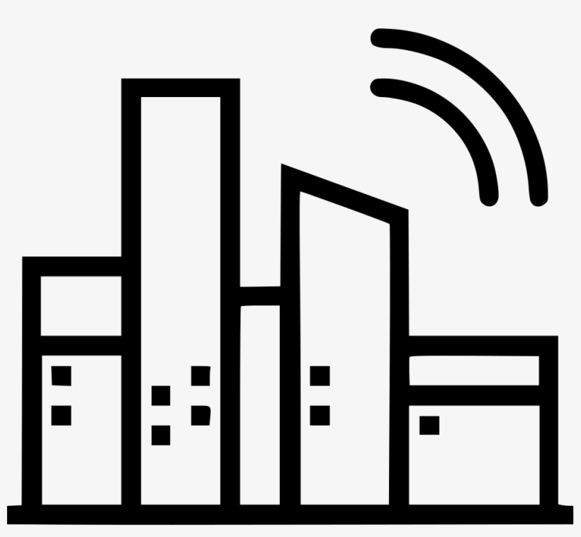 City Buildings Signal Wireless Comments, transparent png download