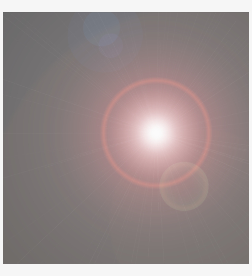 Pattern Effect Sunlight Creative Computer Circle Halo - Efeito De Sol Png, transparent png download