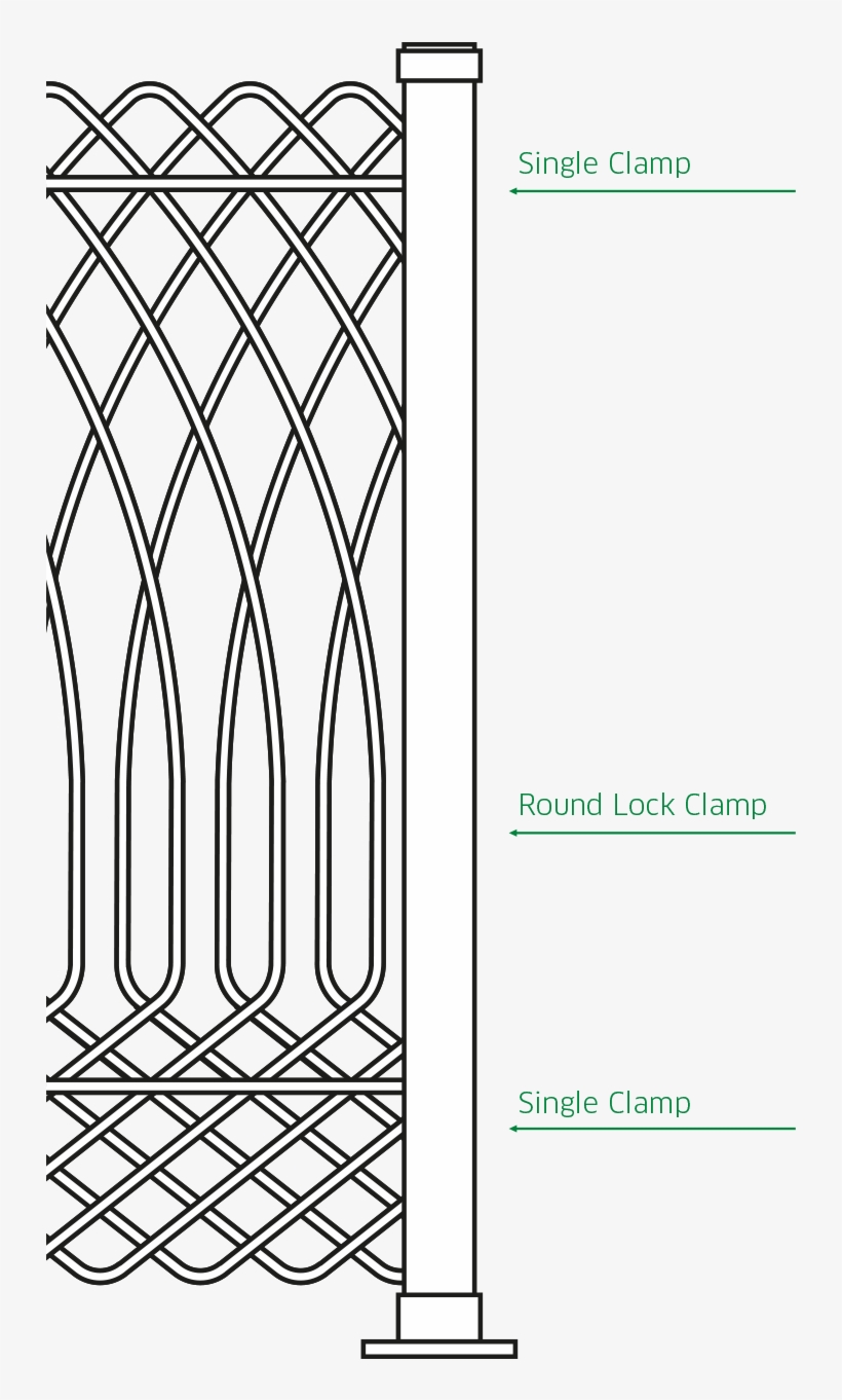 Designmaster Florence Fence Panel - Symmetry, transparent png download