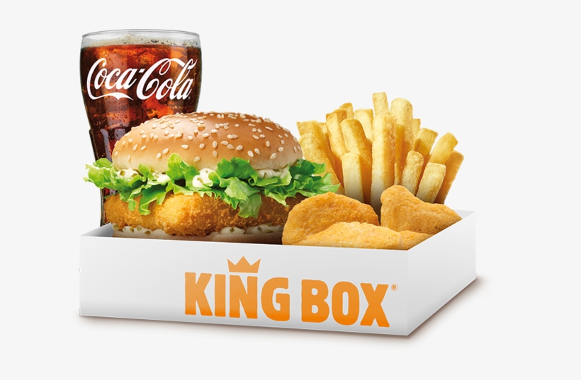 Chicken Medium Bk King Fries® 4 Stk - Coca Cola, transparent png download