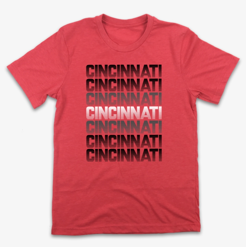 Red & Black Cincinnati Retro - Woody Hayes Because I Couldn T Go, transparent png download