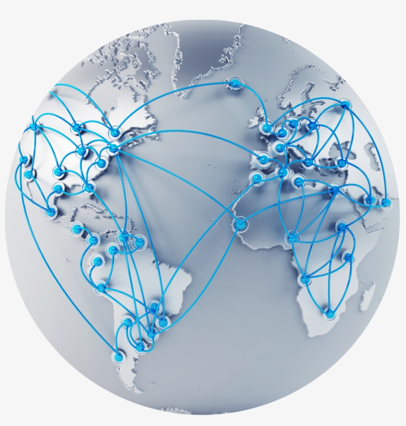 Global Png - Globe Connections, transparent png download