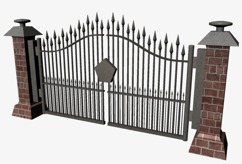 Following Are Examples Of Objects That I Modeled, Uv'd, - Gate, transparent png download