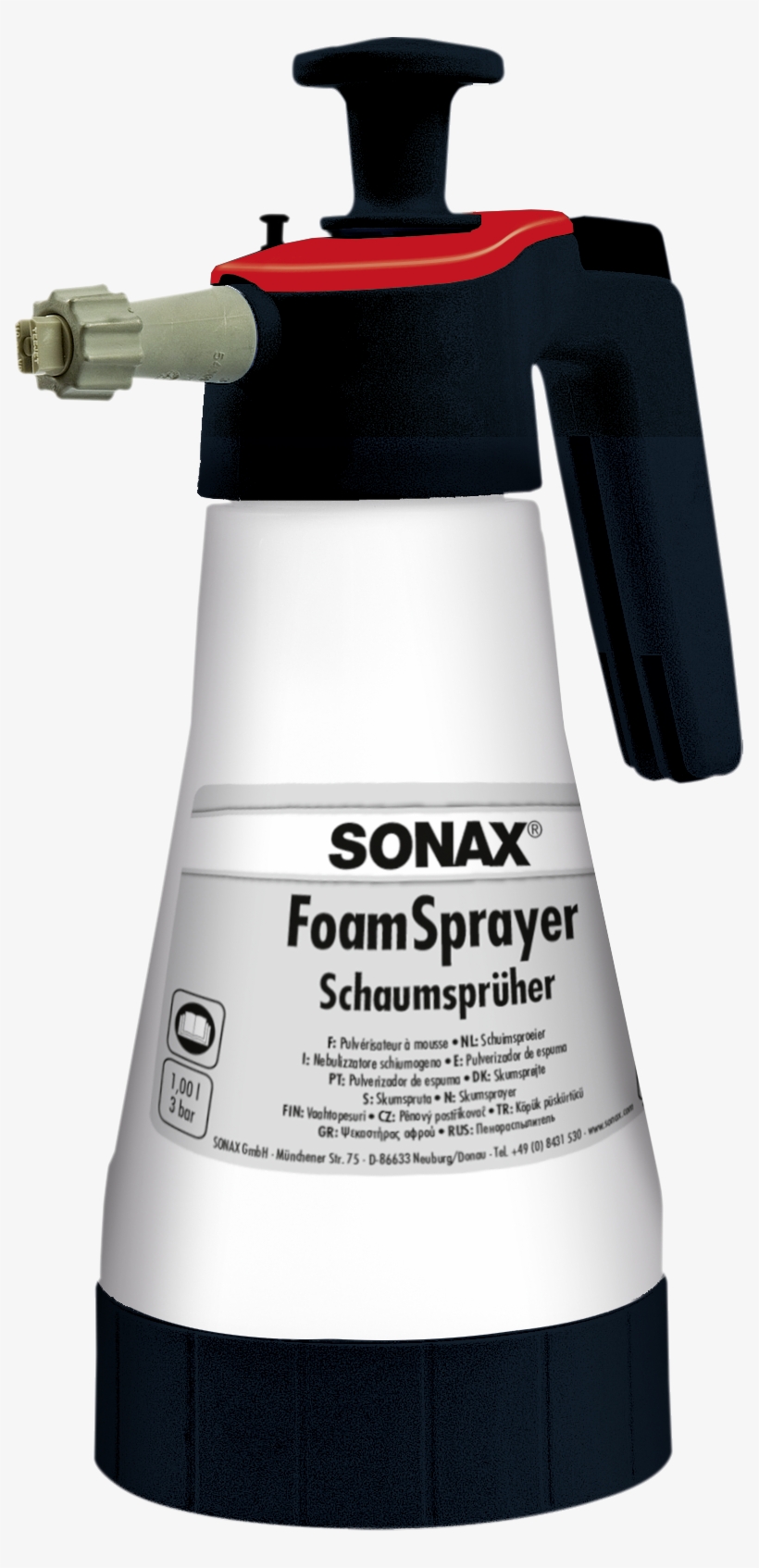Sonax Foamsprayer 1l - Gloria Foam Sprayer, transparent png download