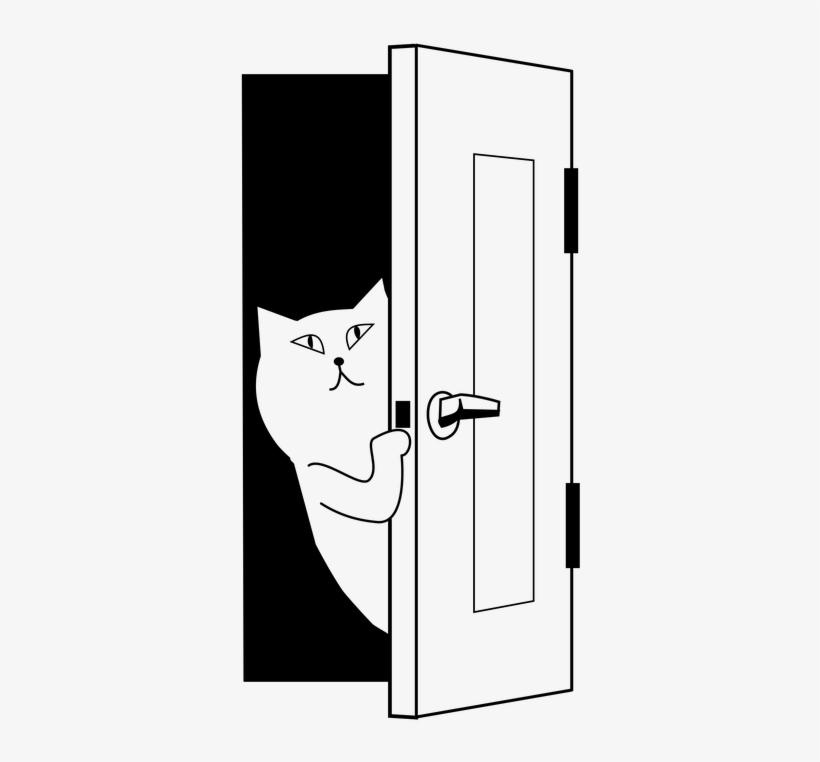 Every Moment Is A Narrow Door - Kartun Membuka Pintu, transparent png download