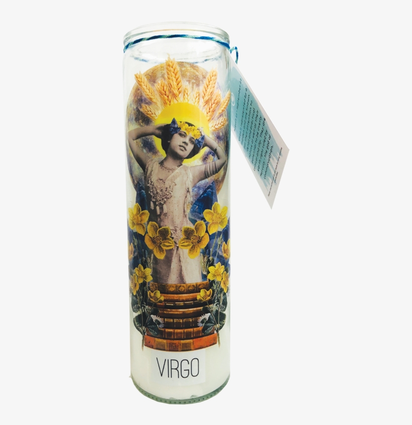 Astrology Candle - "virgo" - Pint Glass, transparent png download