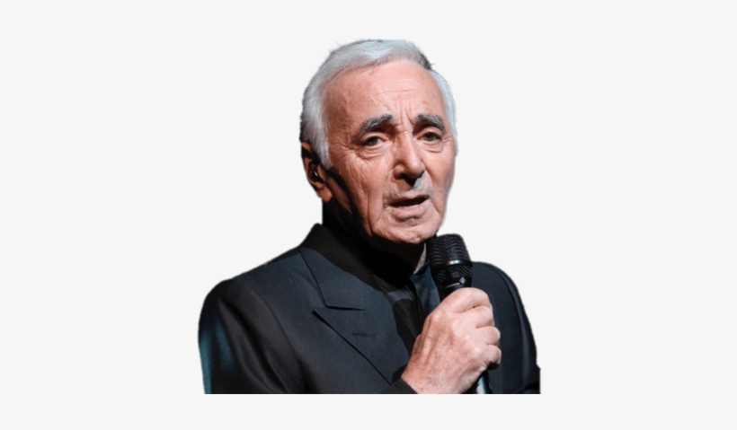 Charles Aznavour Singing - Charles Aznavour Png, transparent png download