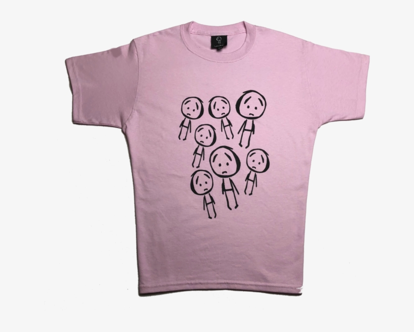 Pink Youth Loneboi Group Tee - Active Shirt, transparent png download
