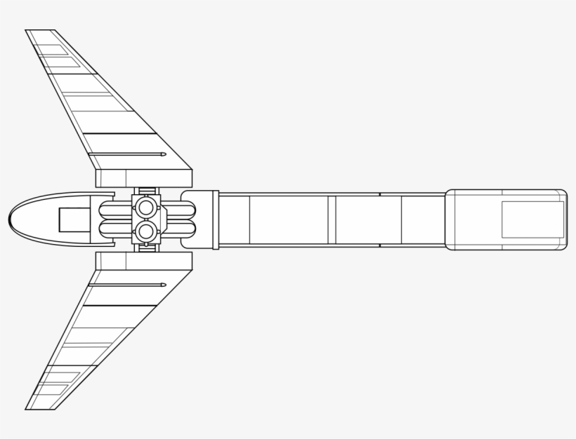 Yv-666blackandwhite - Aircraft, transparent png download