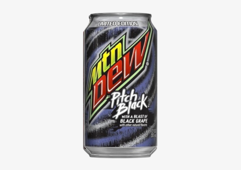 Mountain Dew Pitch Black Logo, transparent png download