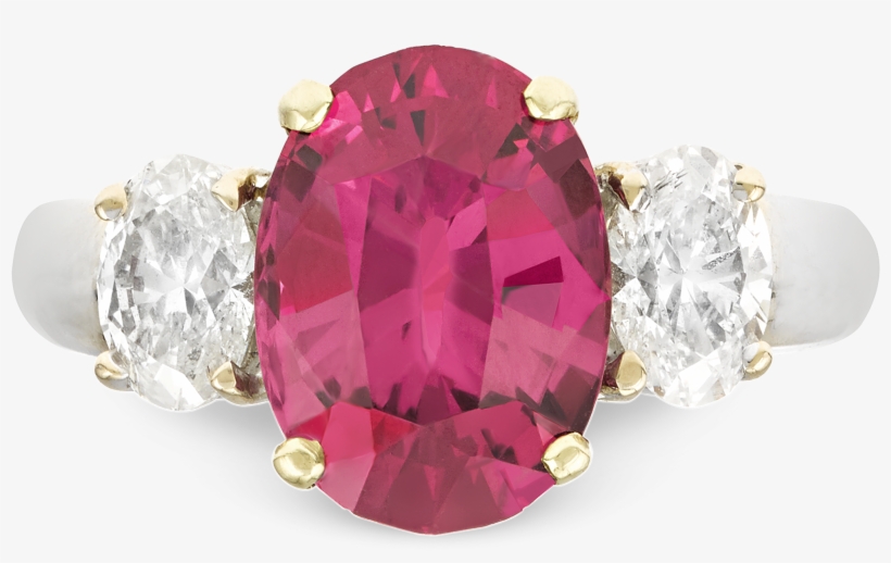 Oval Red Spinel Ring, - Carat, transparent png download