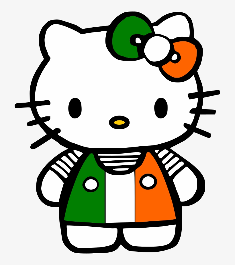 Celebrate The Luck O' The - Hello Kitty St Patricks, transparent png download