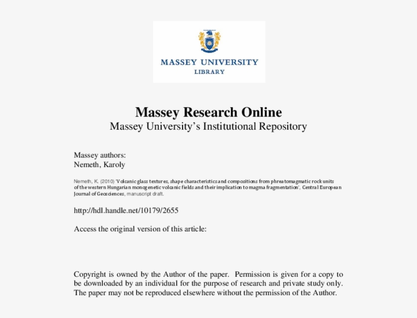 Pdf - Massey University, transparent png download