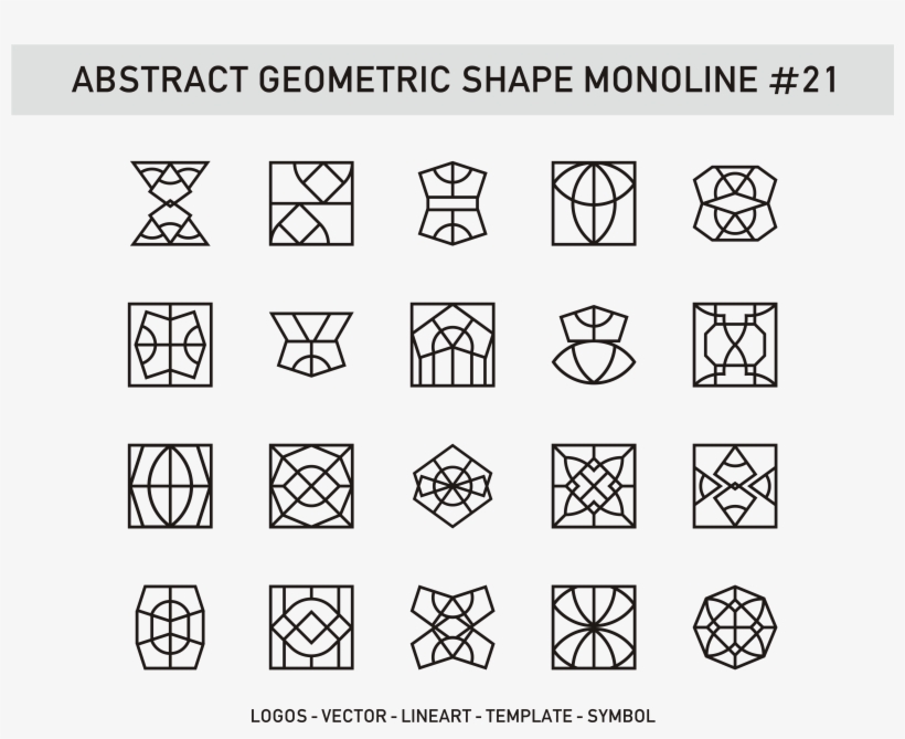 Abstract Geometric Shape Monoline - Paint Stormcast Eternals Pdf, transparent png download