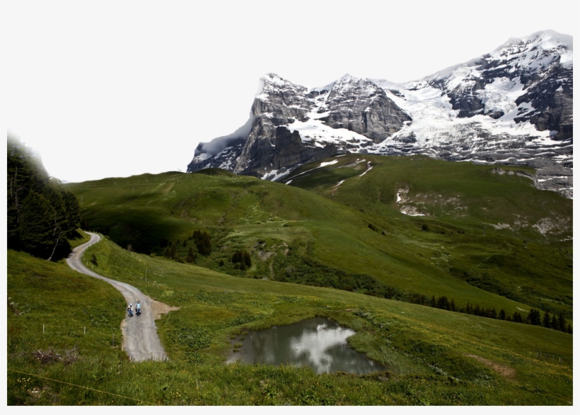 Couple Walking - Beautiful Landscape - Summit, transparent png download