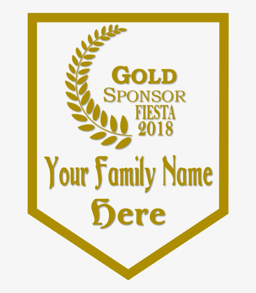 Parishioner Fiesta Sponsor Gold - Calligraphy, transparent png download