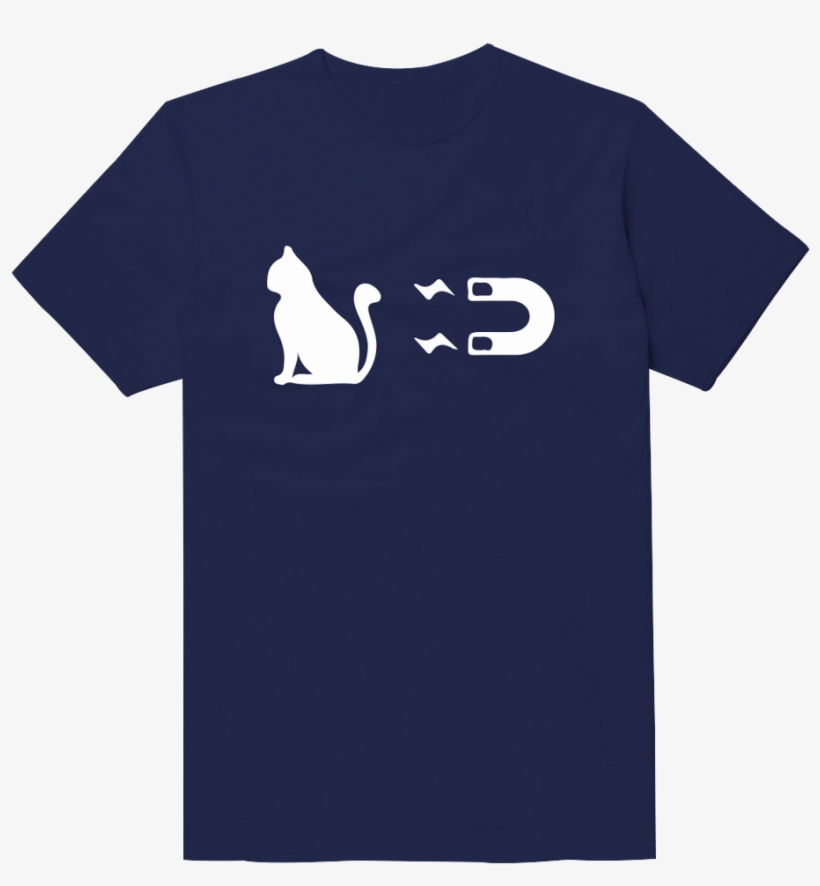 Electromagnetic Cat Funny T-shirt - Uncw Alumni Shirts, transparent png download