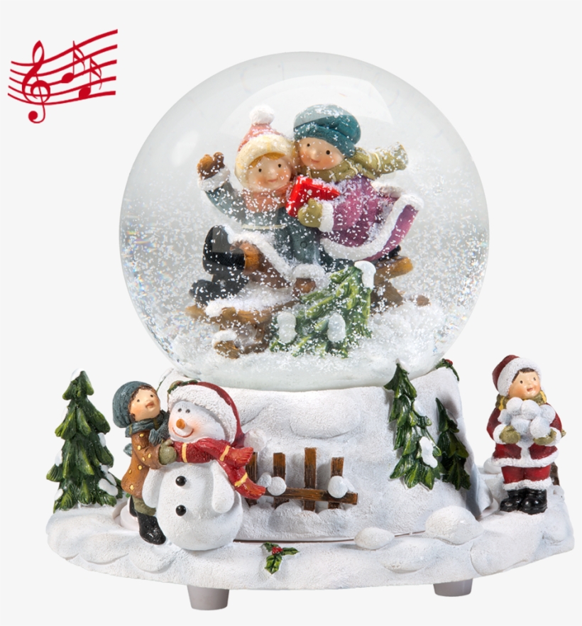 Snow Globe Music Box "play In The - Käthe Wohlfahrt Schneekugel, transparent png download