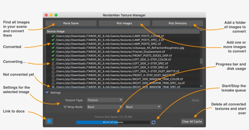 When You Open A New Scene, The Texture Manager Will PNG Image ...