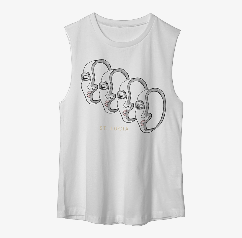 Stl F 21 A Stl Gold Foil Faces Tank - Active Tank, transparent png download