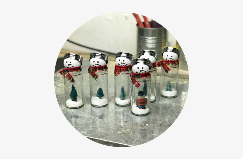 Diy Snow Globe Style Thrift Store Snowmen - Nutcracker, transparent png download